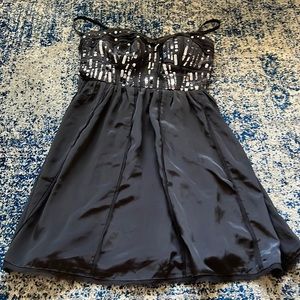 American Eagle Sequined Corset Dress - S